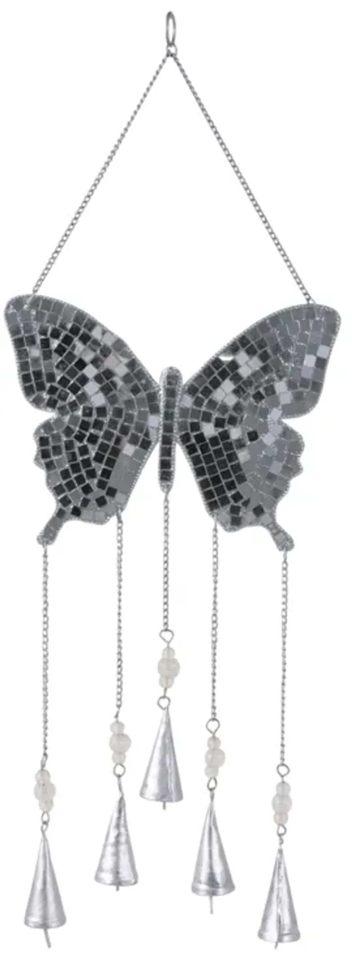 Mosaic Butterfly Windchime