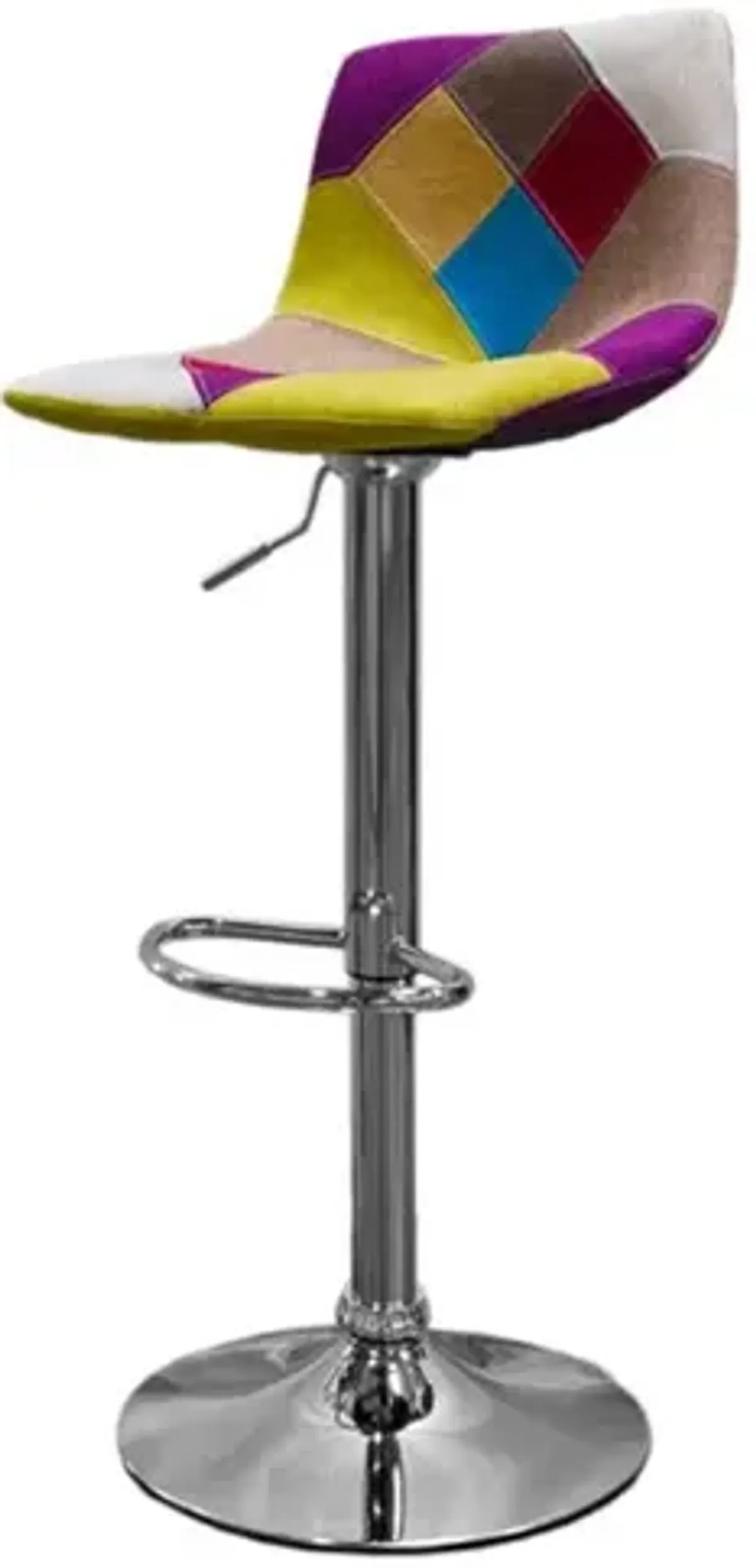 Best Master Furniture Adjustable Swivel Dahlia Bar Stool, Set of 2