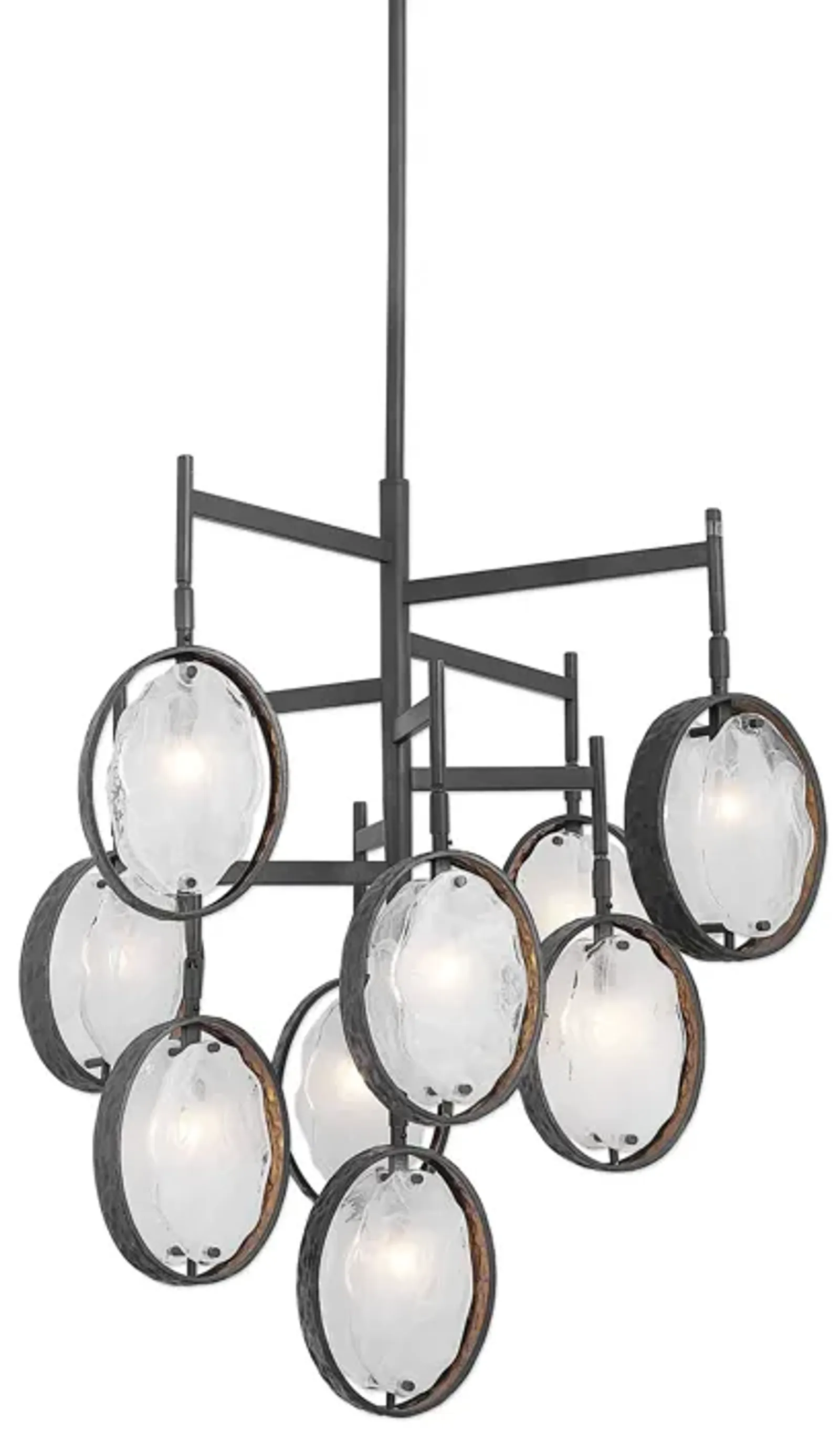 Maxin Dark Bronze 9 Light Chandelier