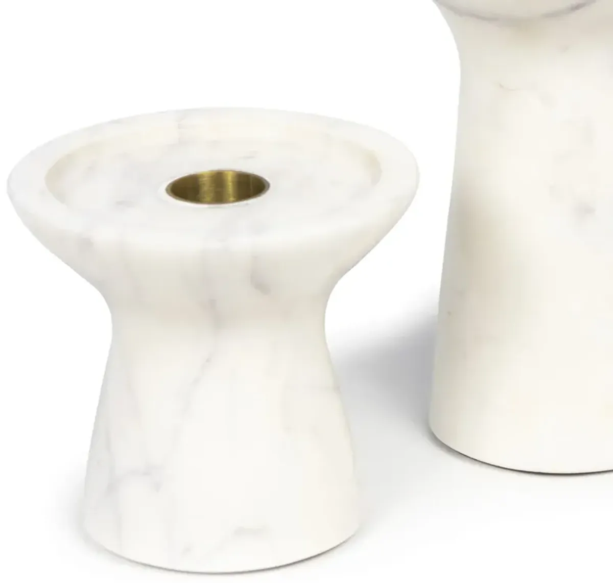 Klein Marble Candle Holder Set