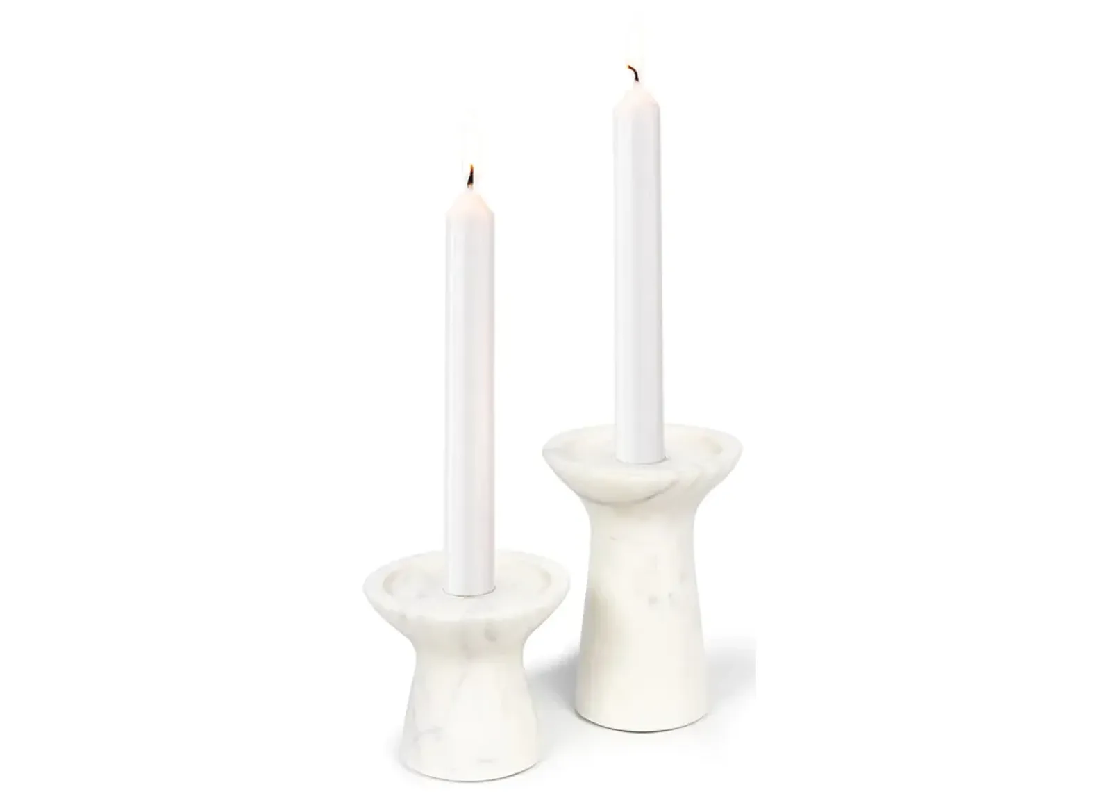 Klein Marble Candle Holder Set