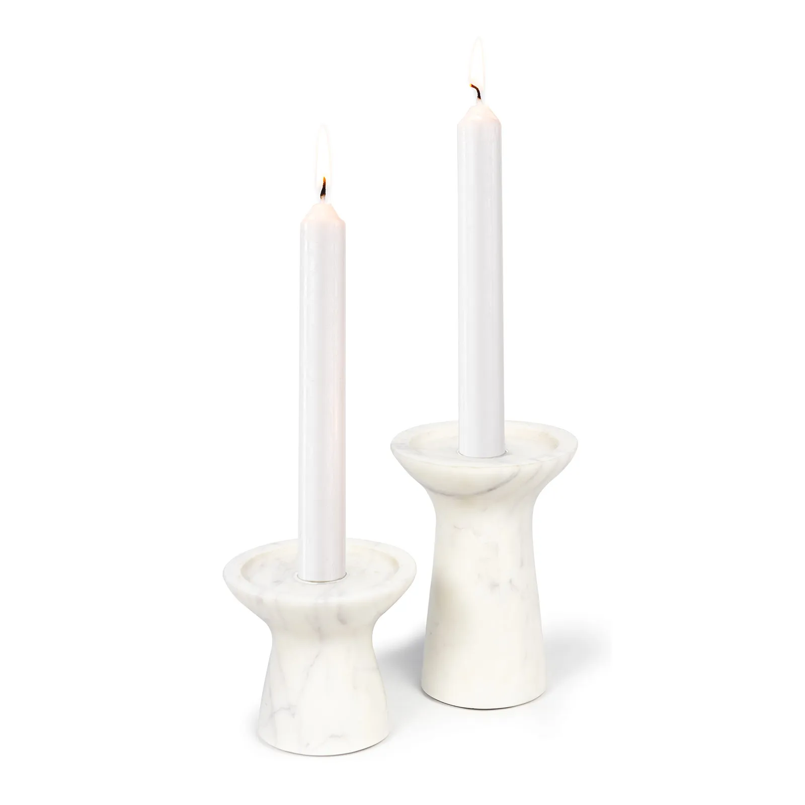 Klein Marble Candle Holder Set