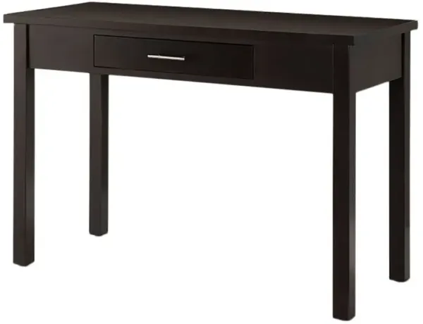 Kings Brand Furniture Wood Home & Office Parsons Desk with Drawer, Espresso