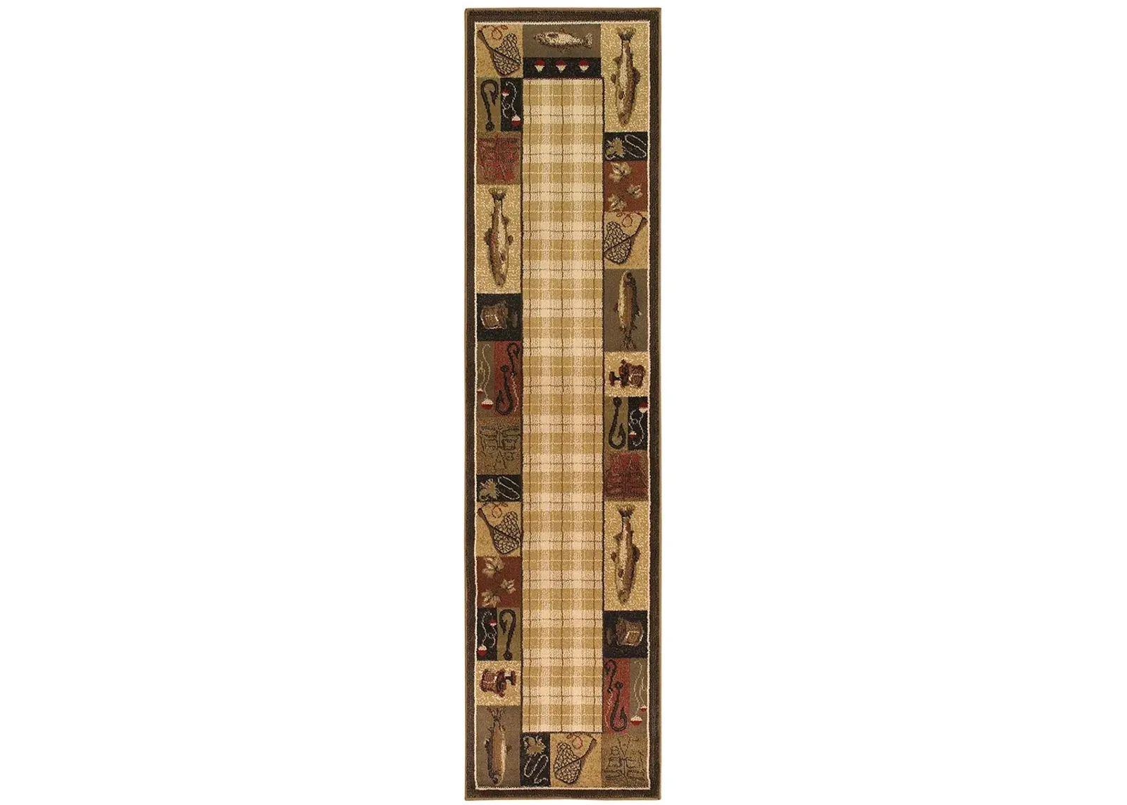 Hudson 1'10" x 7'6" Beige Rug