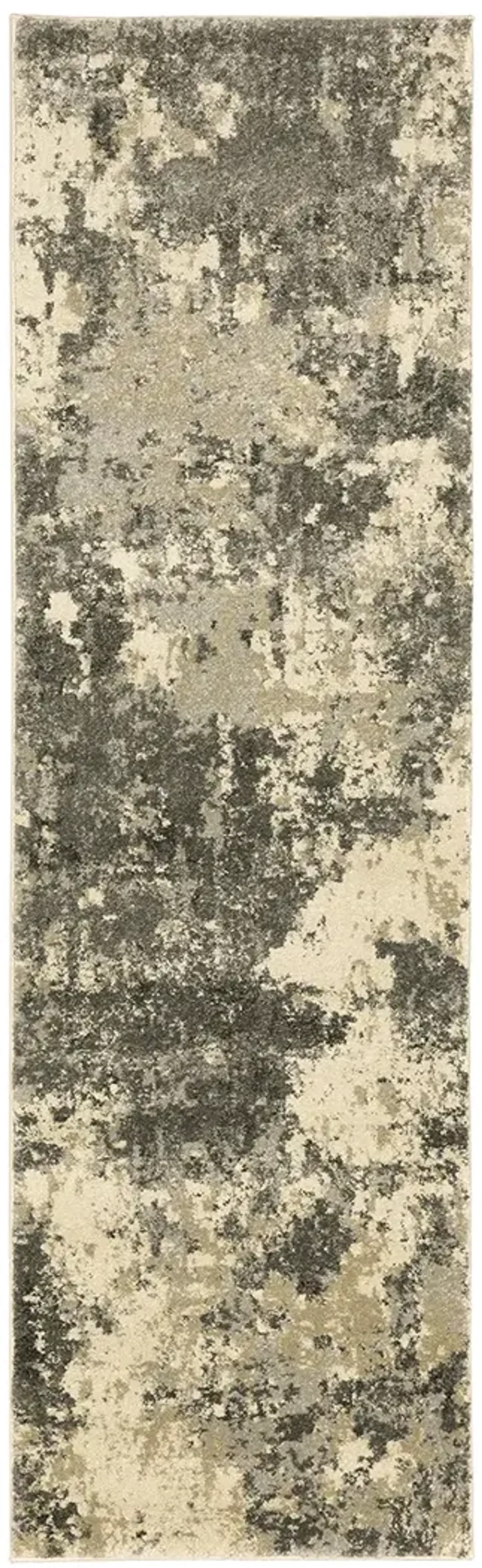 Astor 2'3" x 7'6" Grey Rug