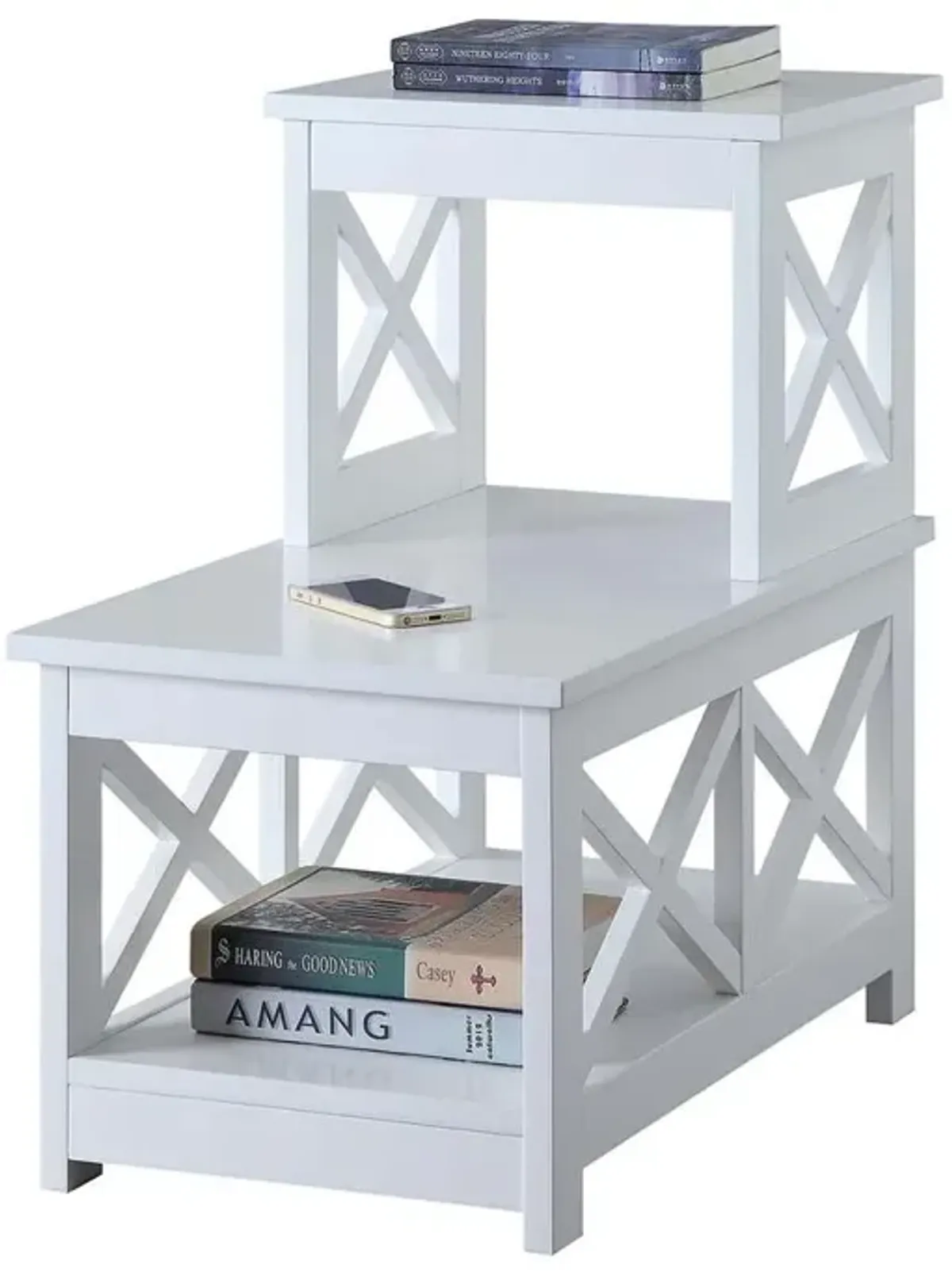 Convience Concept, Inc. Oxford 2 Step Chairside End Table