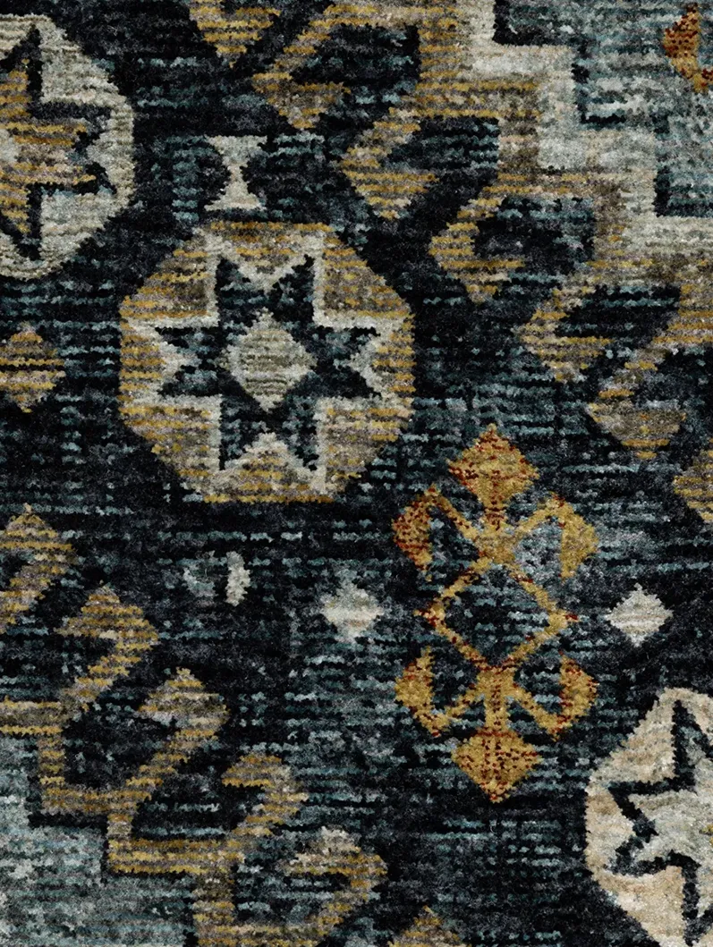 Aberdeen 3'3" x 5' Blue Rug