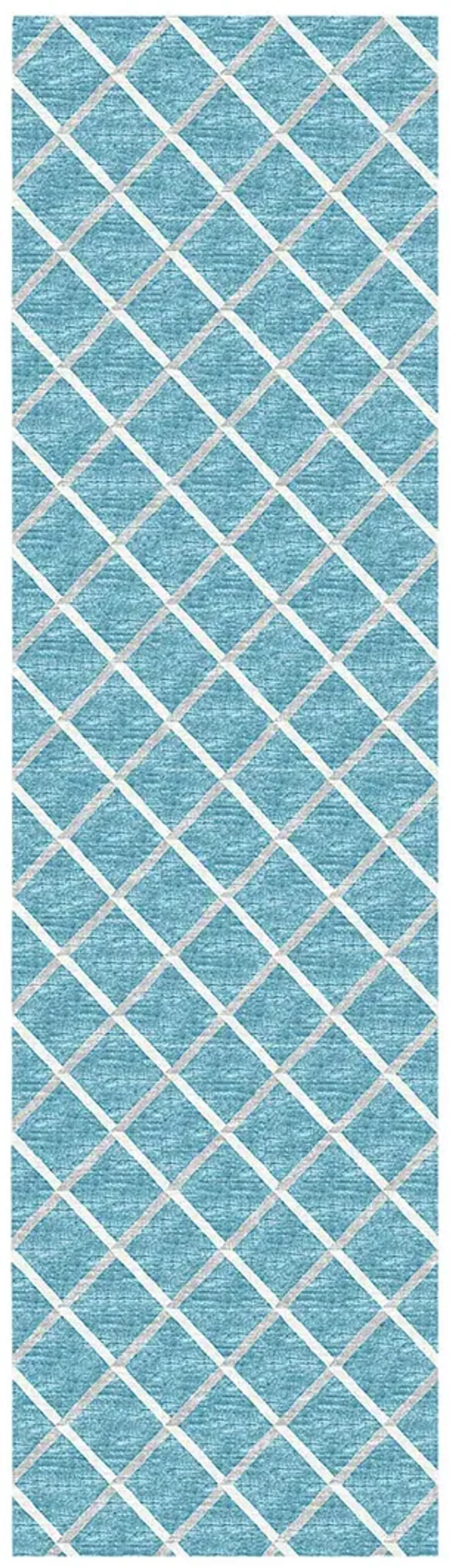 York YO1 Sky Blue 2'3" x 12' Rug