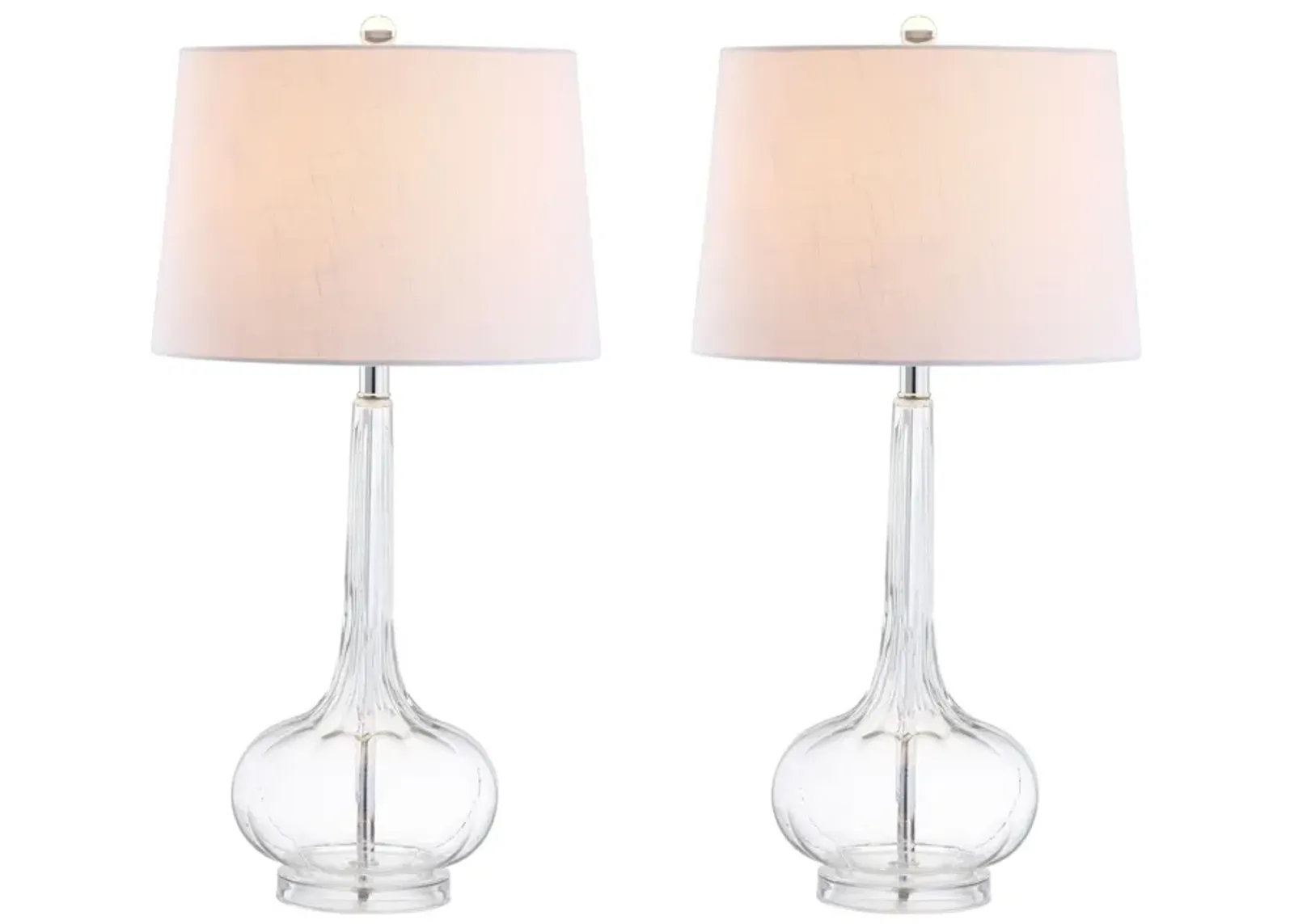 Bette Glass Teardrop LED Table Lamp (Set of 2)