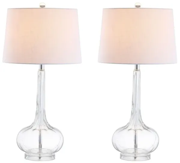 Bette Glass Teardrop LED Table Lamp (Set of 2)