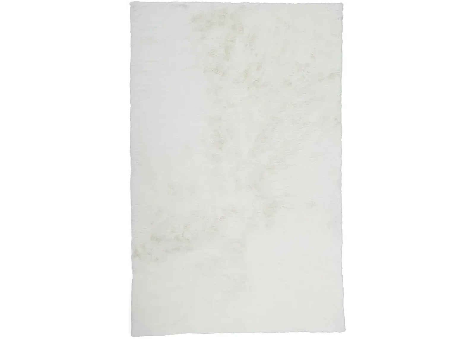 Luxe Velour 4506F White 5' x 7' Rug