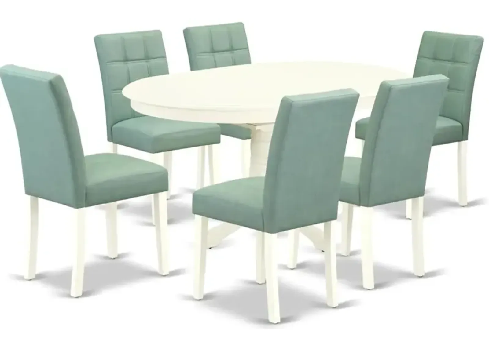 7 Piece Dining Table Set contain A Kitchen Table