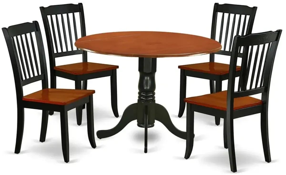 Dining Room Set Black & Cherry