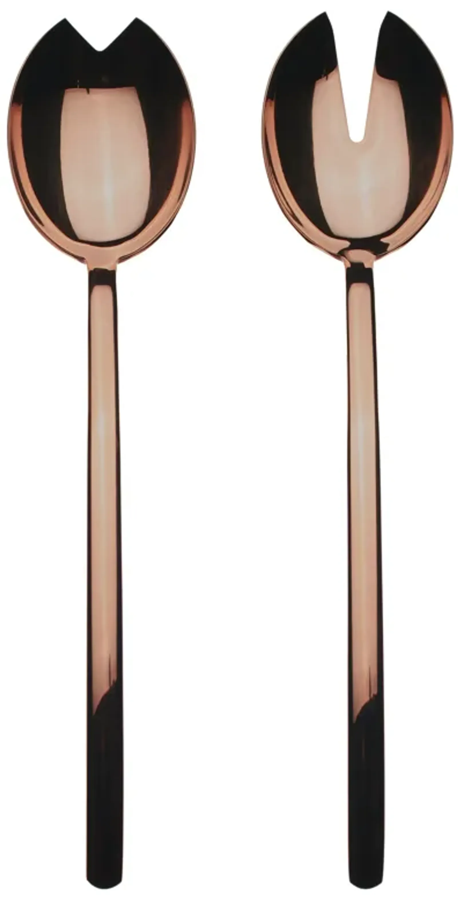 Due 2-Piece Salad Serving Set in Bronze