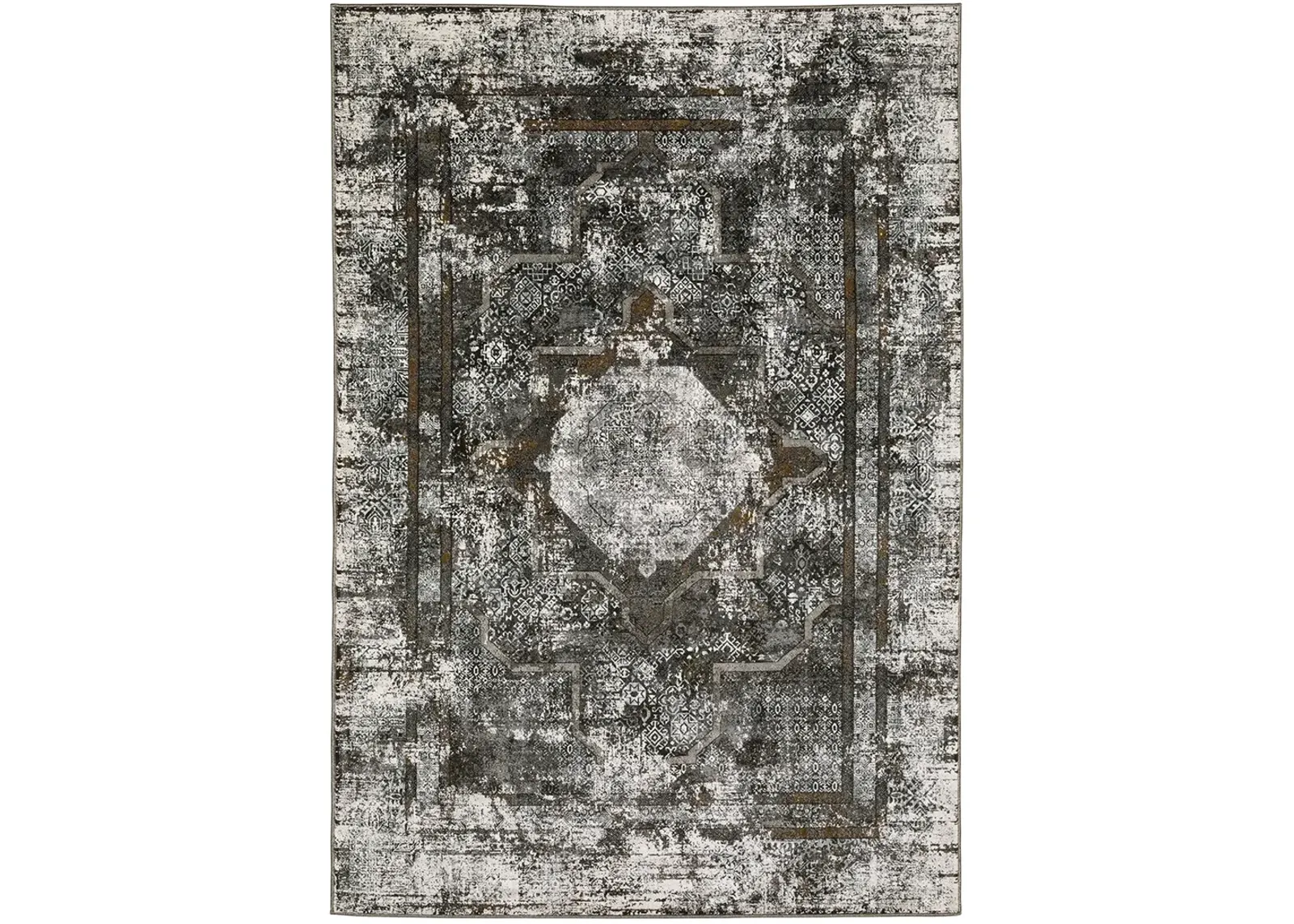 Gemini 6'7" x 9'6" Charcoal Rug