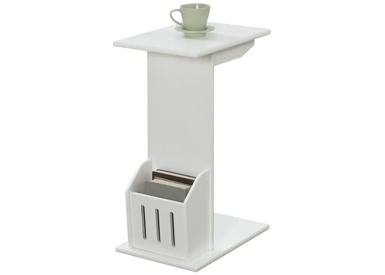 Designs2Go Abby C End Table with Magazine Holder