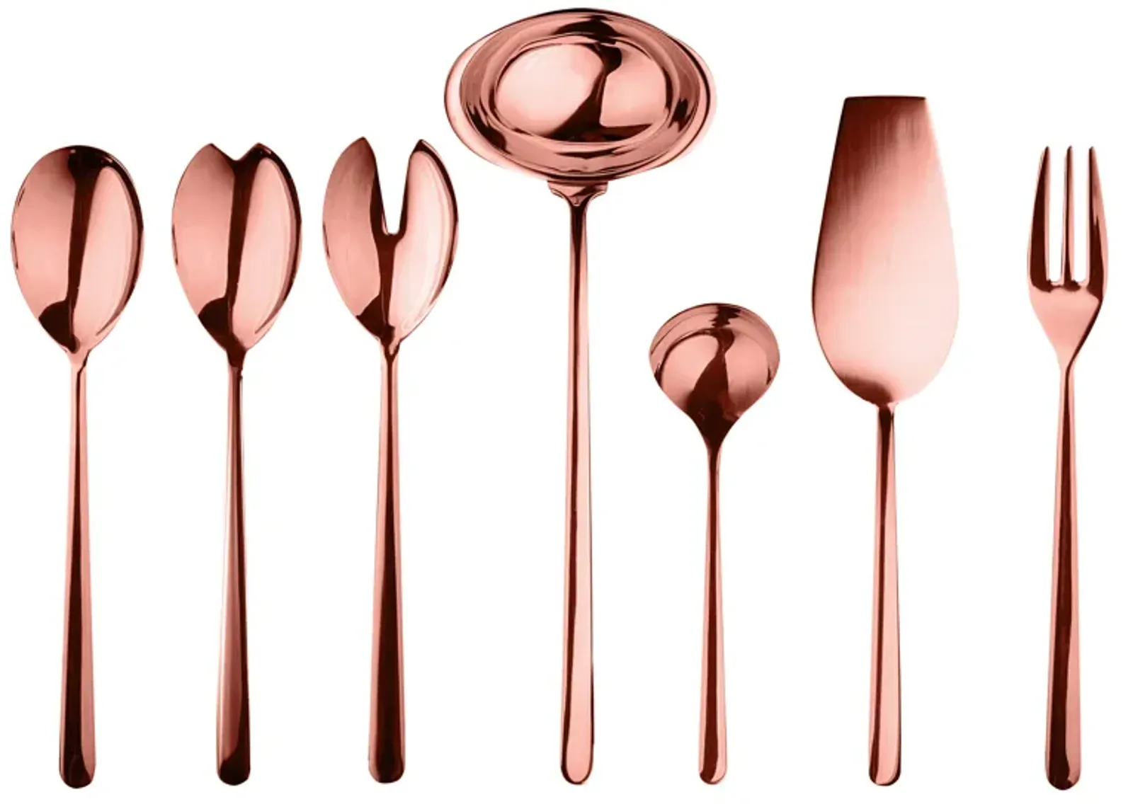 Linea 7 Piece Bronze Serving Set