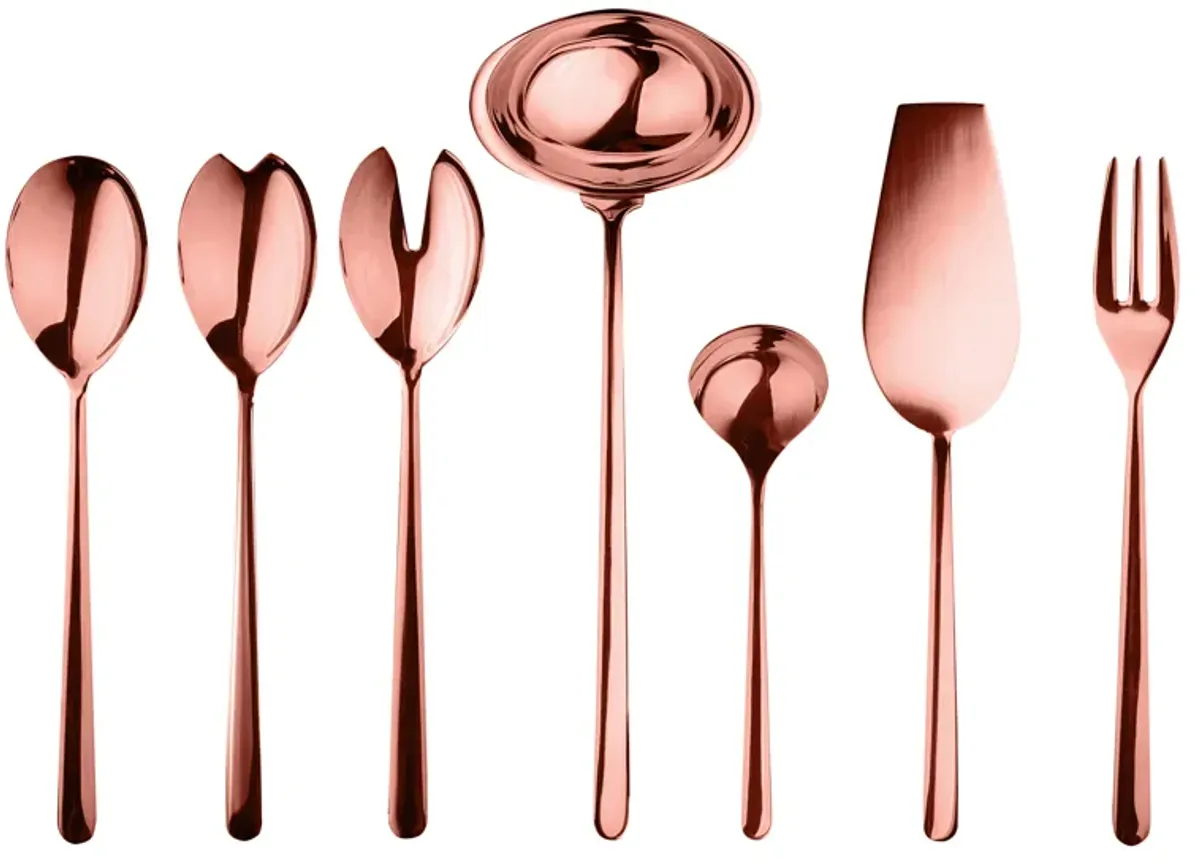 Linea 7 Piece Bronze Serving Set