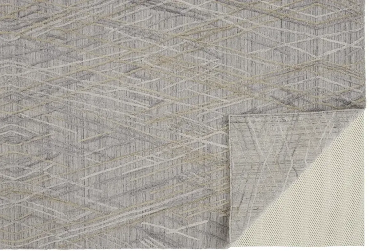 Elias 6589F Gray/Ivory 9' x 12' Rug