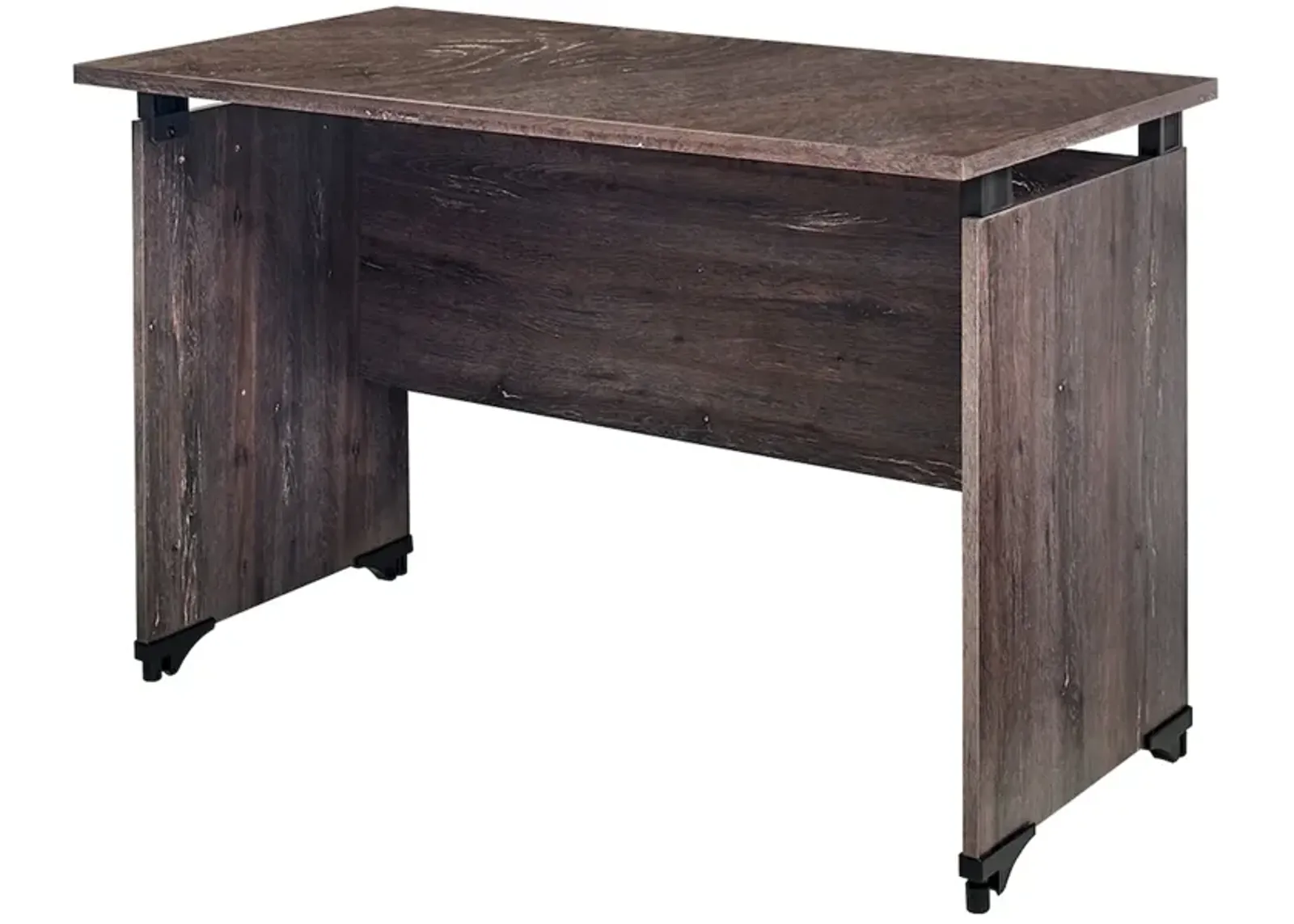 FC Design Klair Living Farmhouse Composite Wood Writing Desk in Rustic Gray