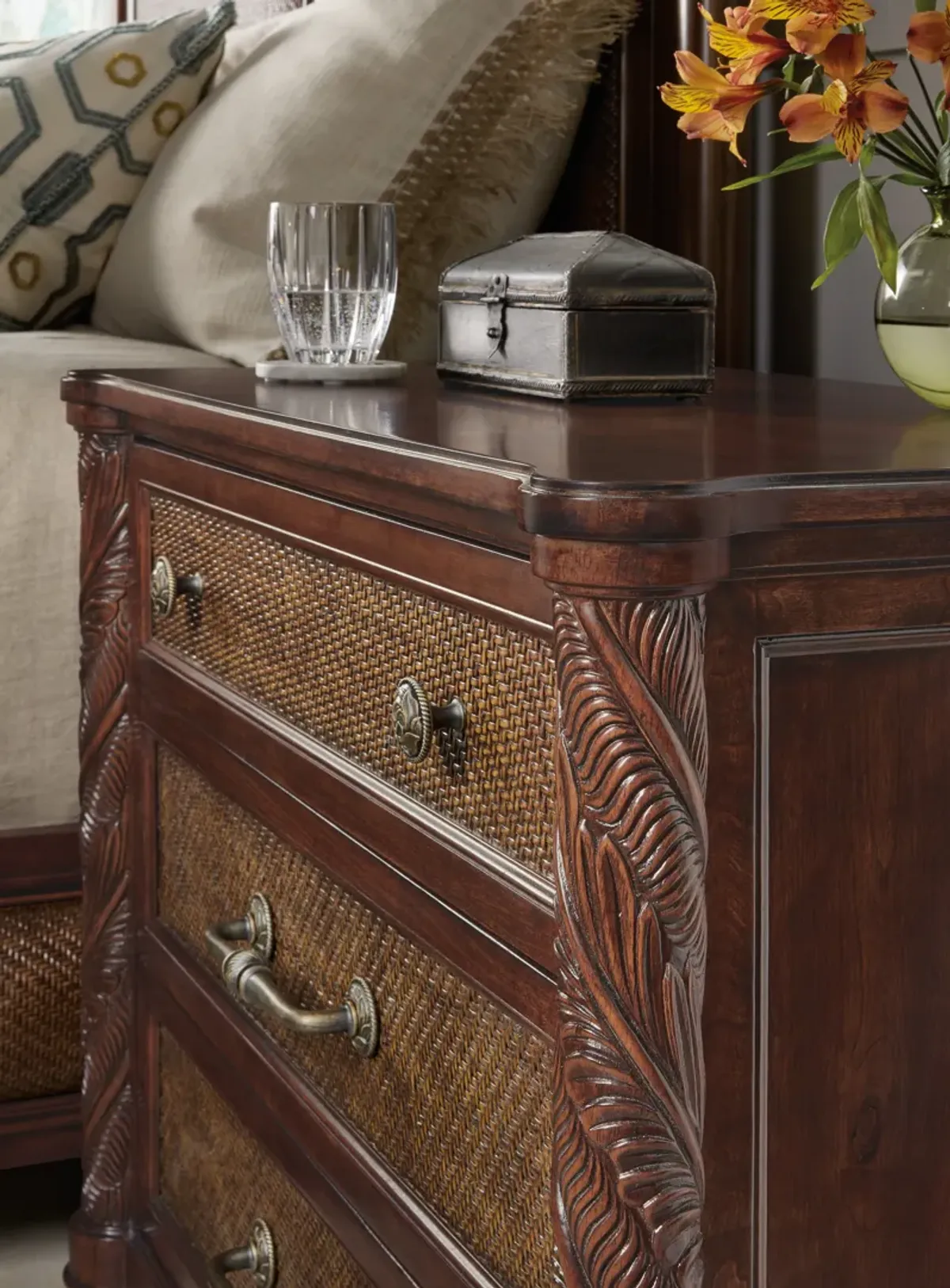 Charleston Three-Drawer Nightstand