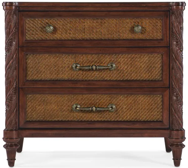 Charleston Three-Drawer Nightstand