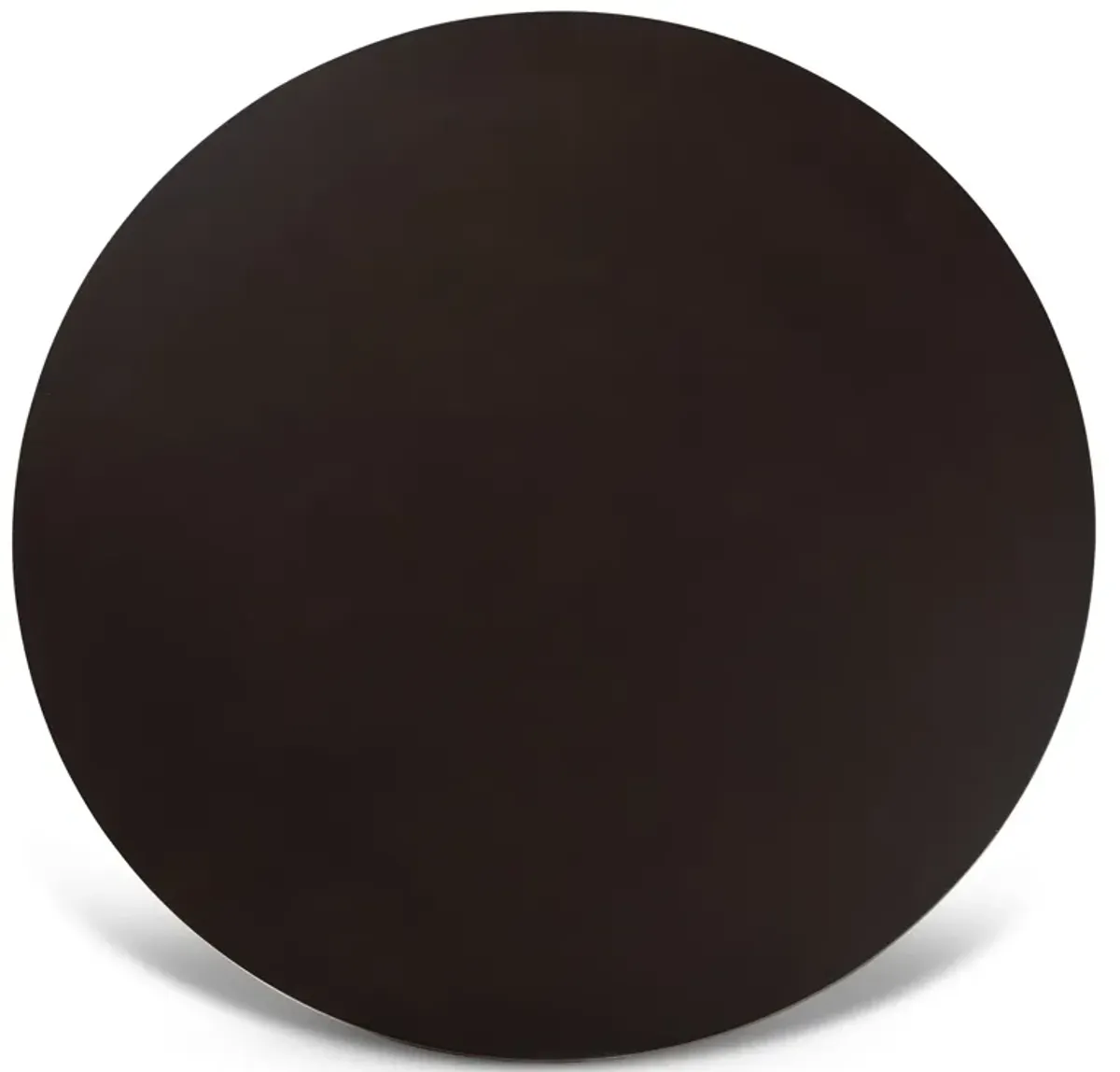 Baxton Studio Alayna Modern Dark Brown Finished 35 Inch Wide Round Wood Dining Table