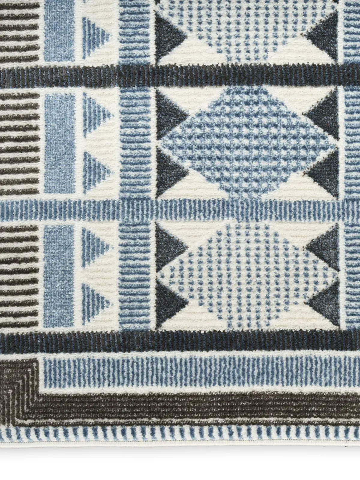 Nordic NRC06 Blue 2' x 6' Rug