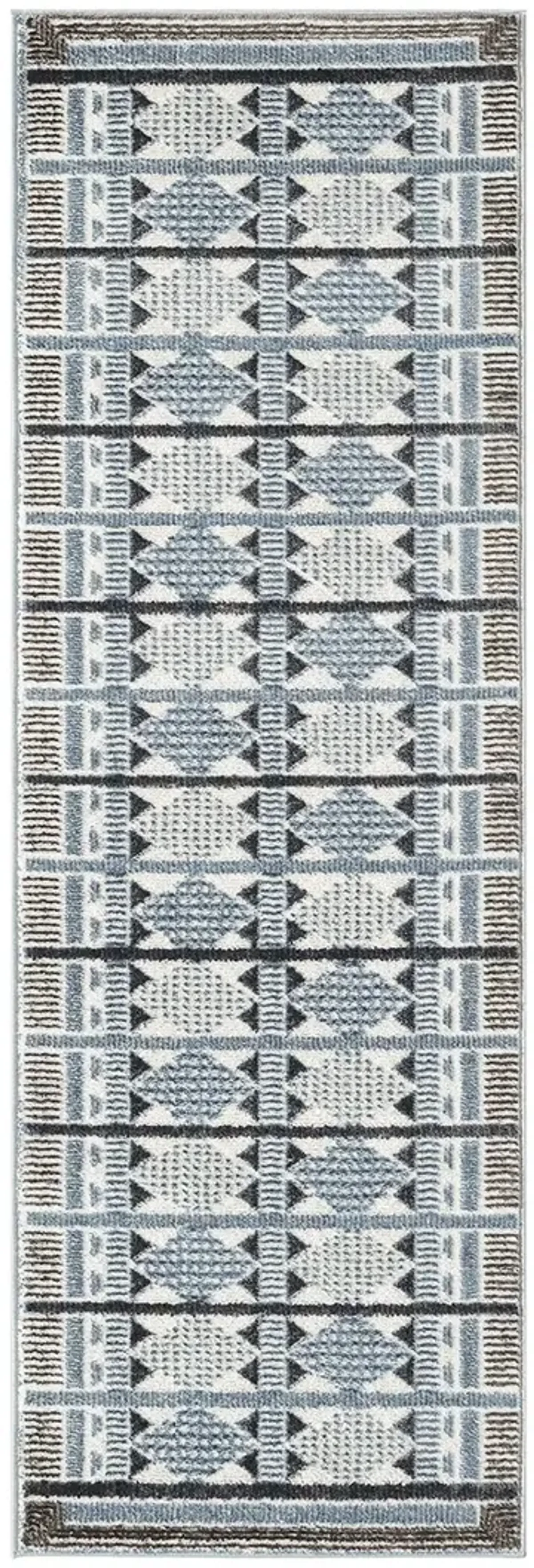 Nordic NRC06 Blue 2' x 6' Rug