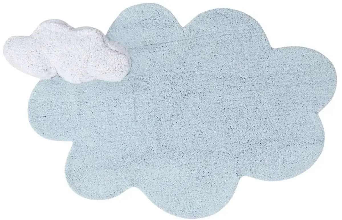 Washable rug Puffy Dream Blue