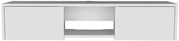 Floating Tv Stand Watson, Living Room, White