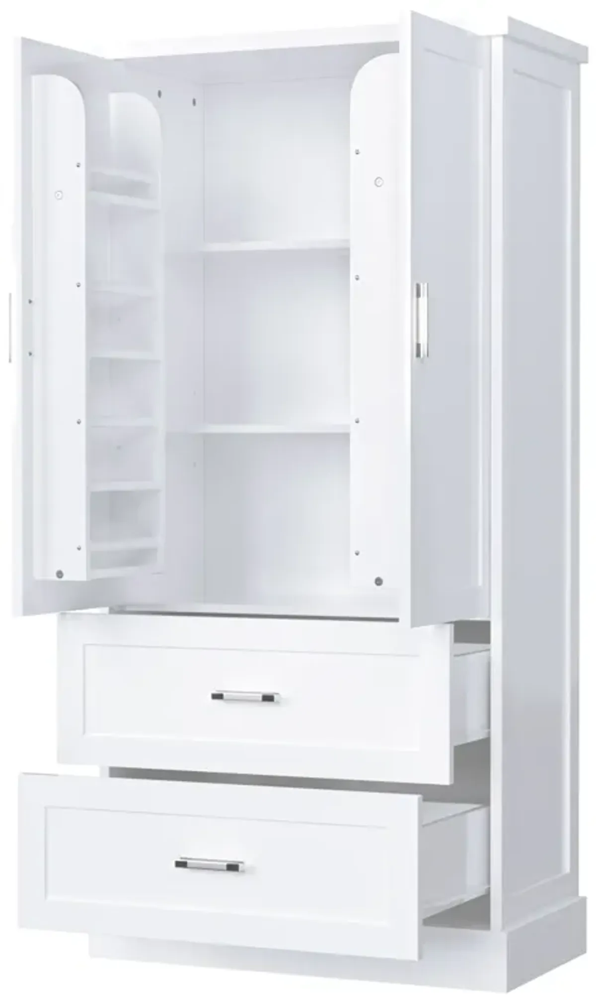 Merax Modern Tall Bathroom Storage Cabinet