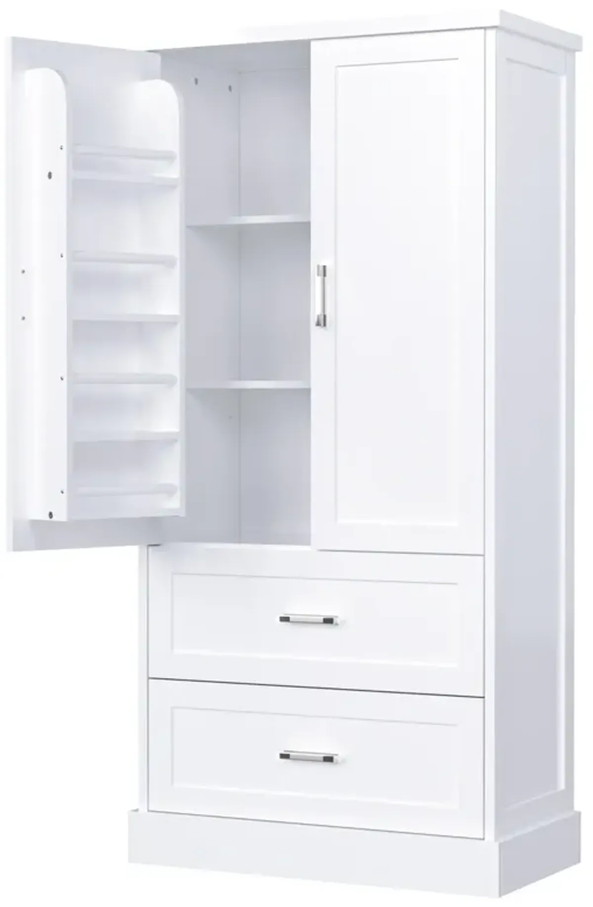 Merax Modern Tall Bathroom Storage Cabinet