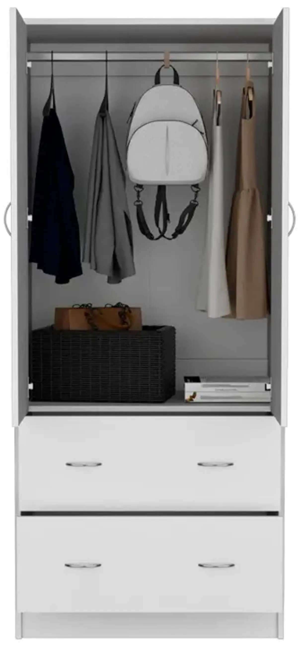 Armoire Edie, Bedroom, White