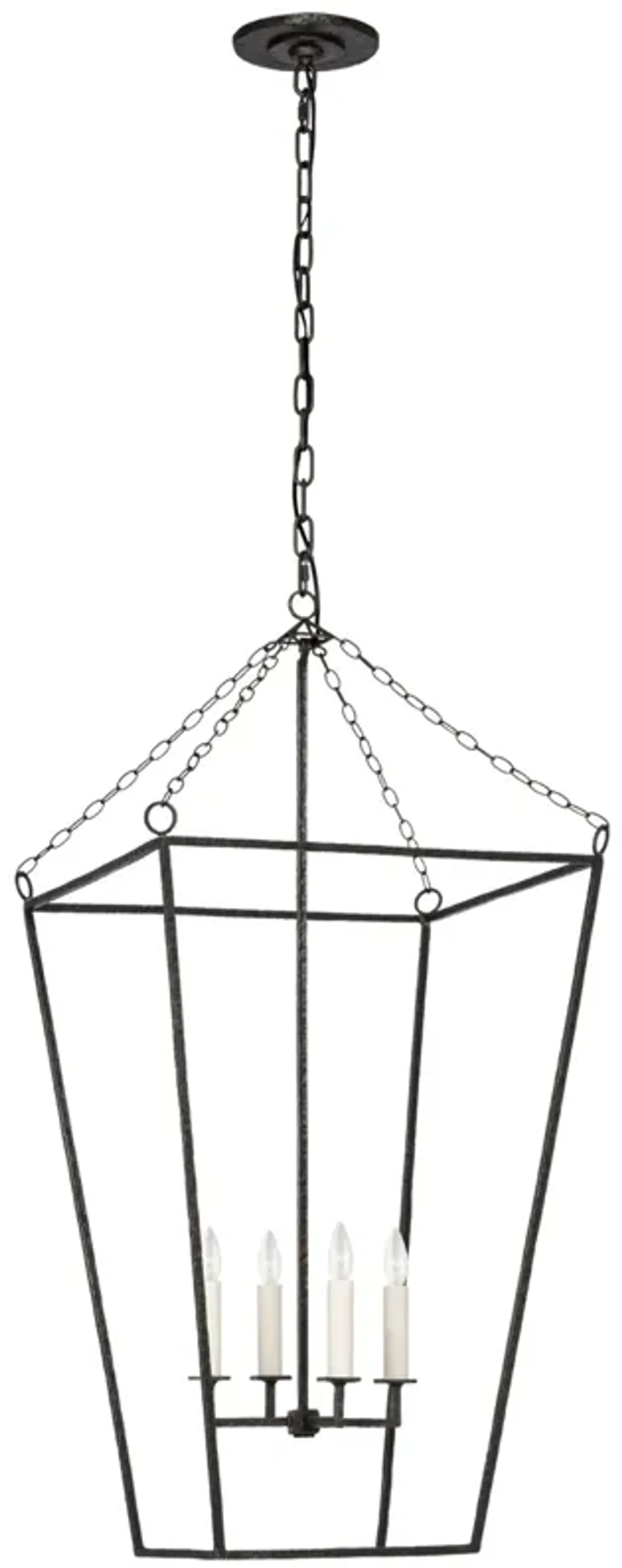 Malloy 18" Open Frame Forged Lantern