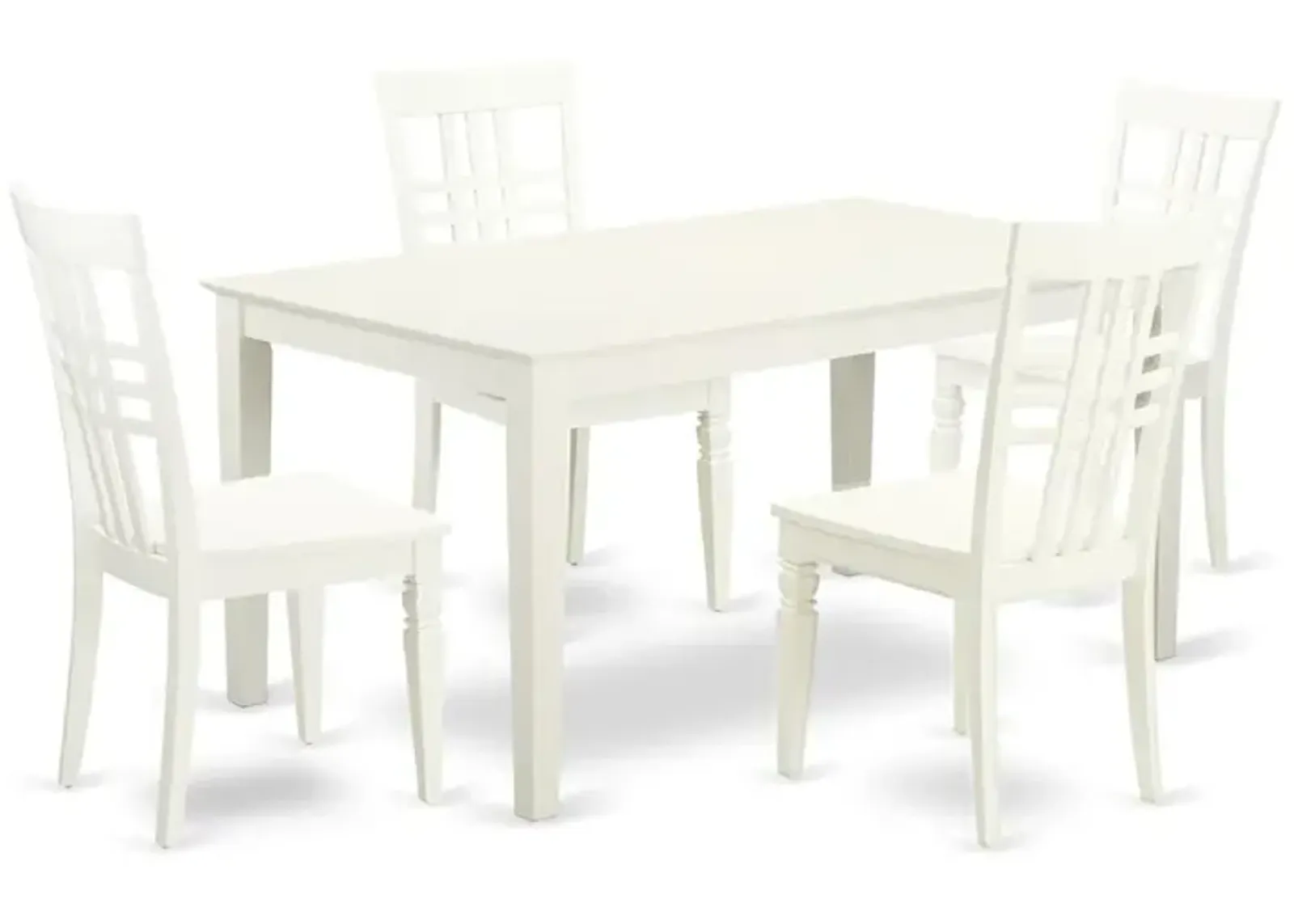 Dining Room Set Linen White