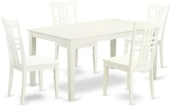 Dining Room Set Linen White
