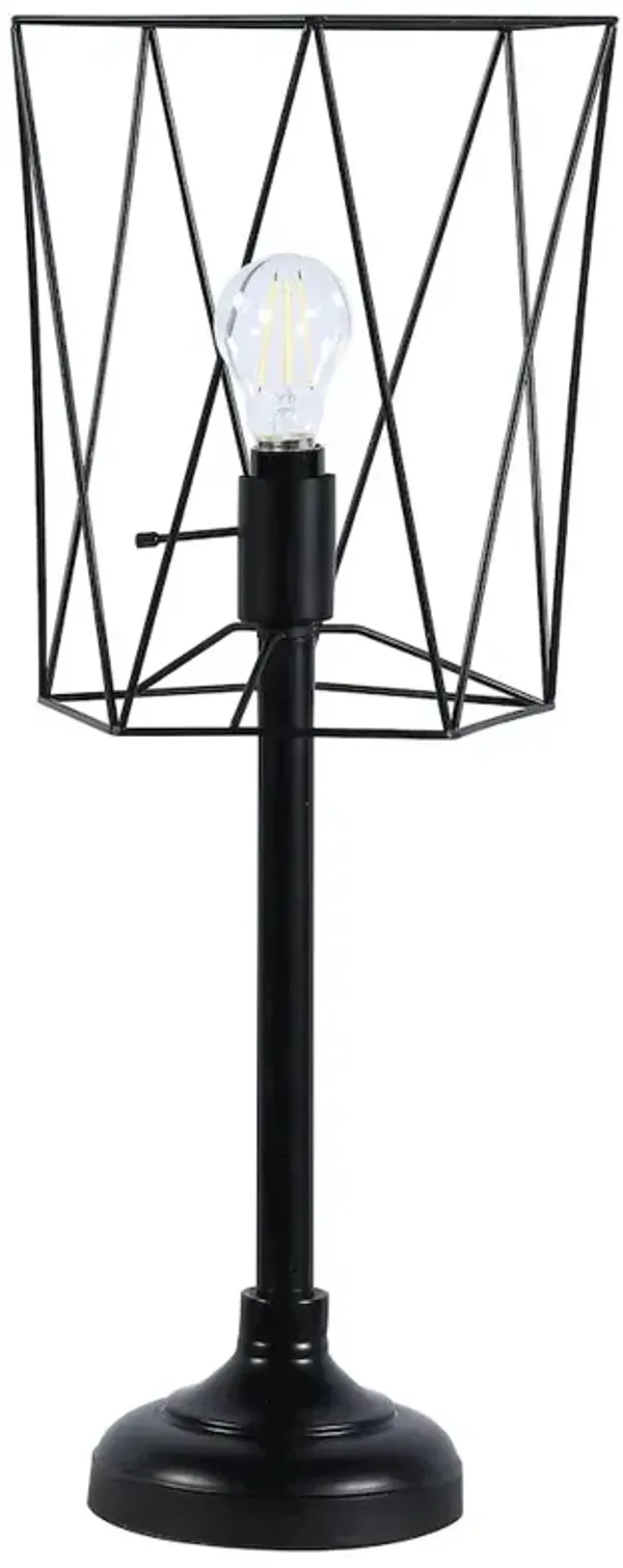 Mayfield 26-inch Open Frame Torch Table Lamp Black