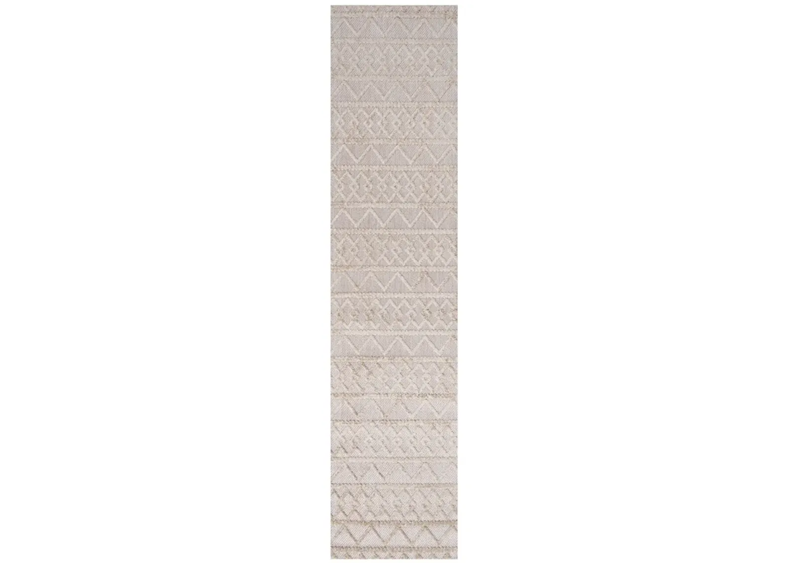 Aylan High-Low Pile Knotted Trellis Geometric Indoor/Outdoor Area Rug