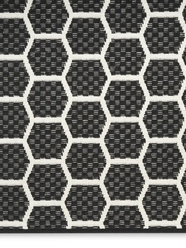 Twist Reversible TWS01 Black 8' x 10' Rug