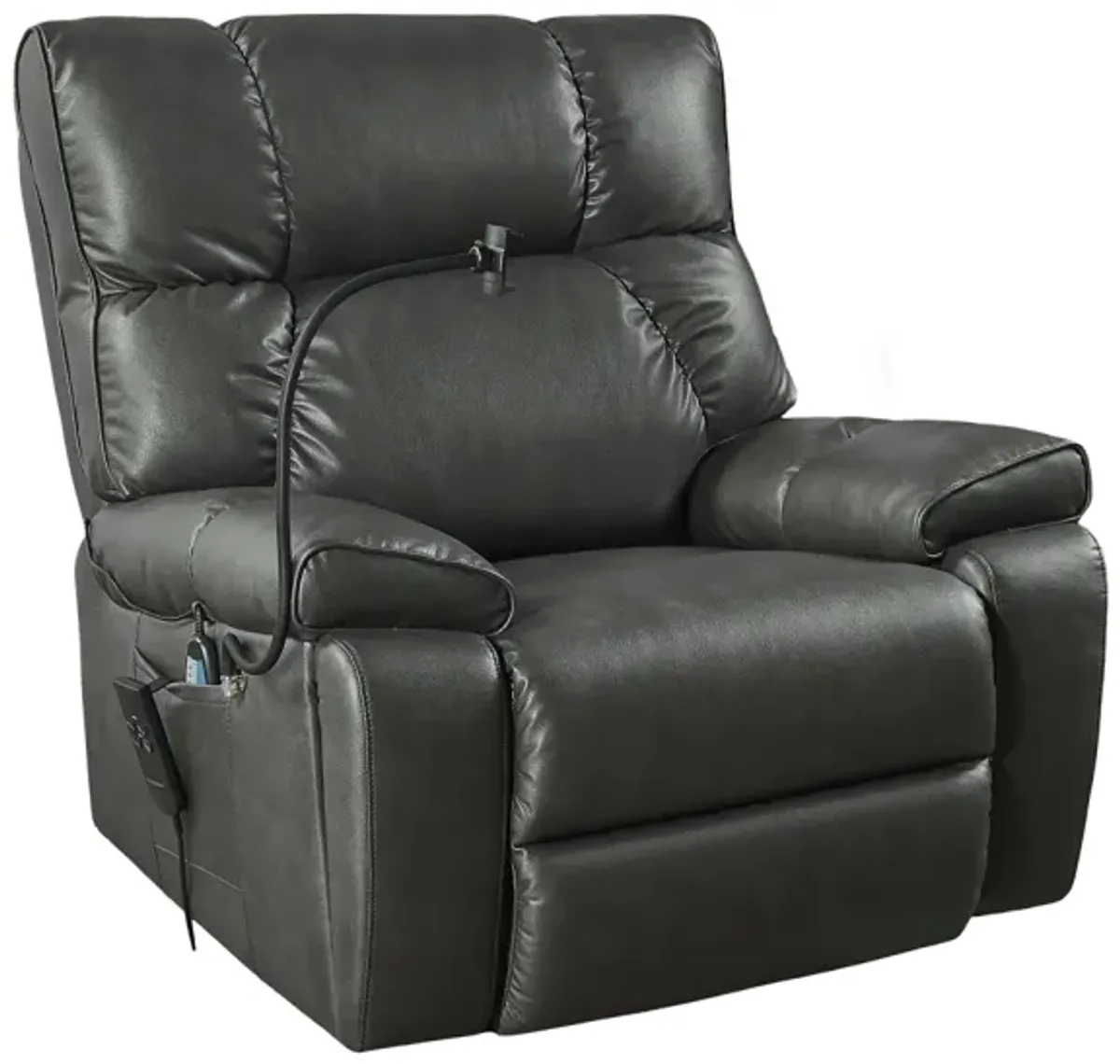 Electric Power Lift Recliner Chair with Massage, Heat & Phone Holder