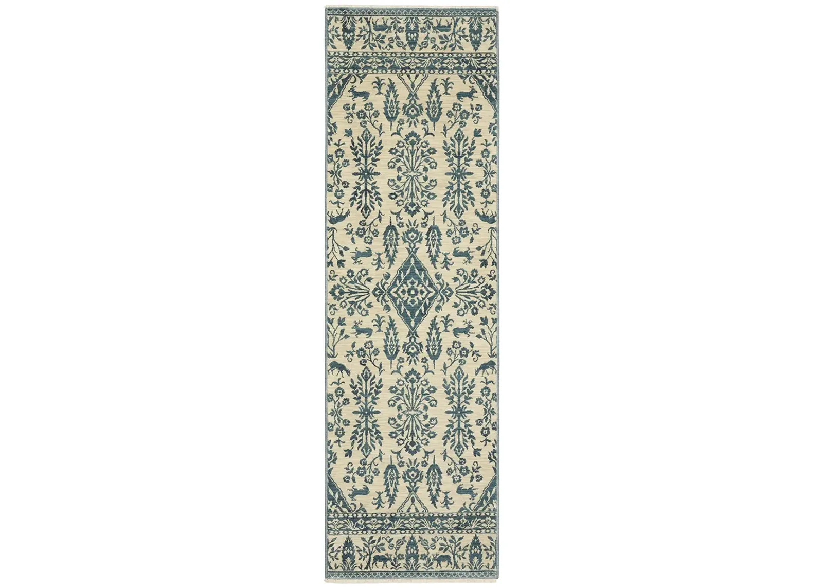 Francesca 2'3" x 7'6" Blue Rug