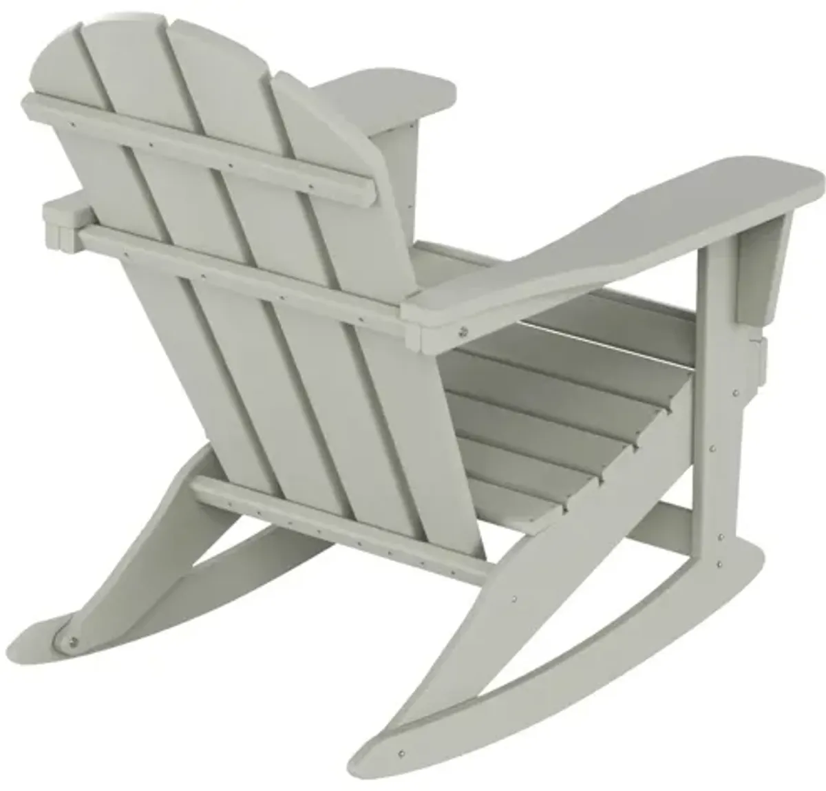 WestinTrends Classic Outdoor Patio Rocking Adirondack Chair (Set of 2)