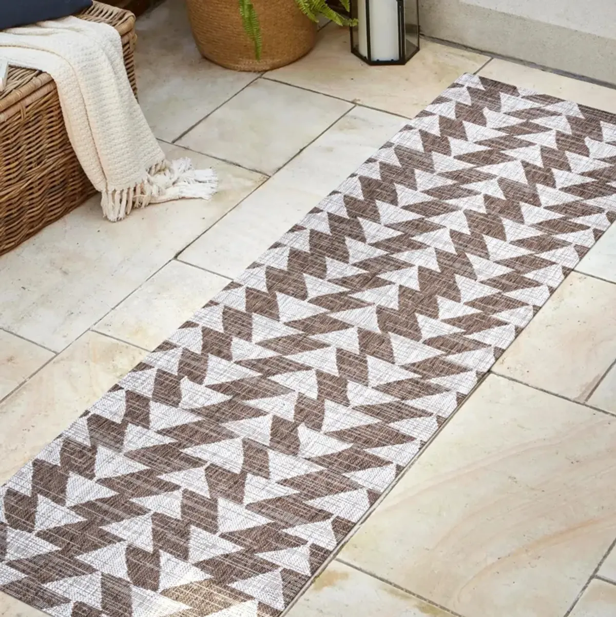 andratx Modern Tribal Geometric Indoor/Outdoor Area Rug