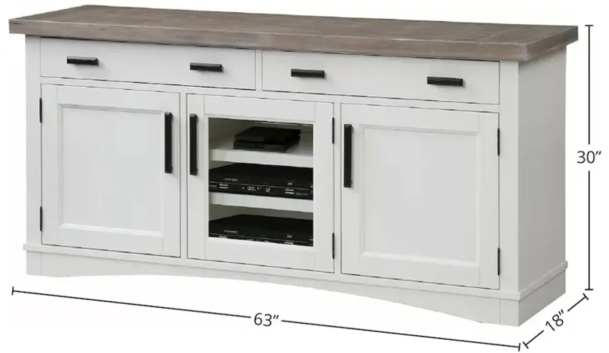 Parker House Furniture Parker House Americana Modern - Cotton 63 In. TV Console