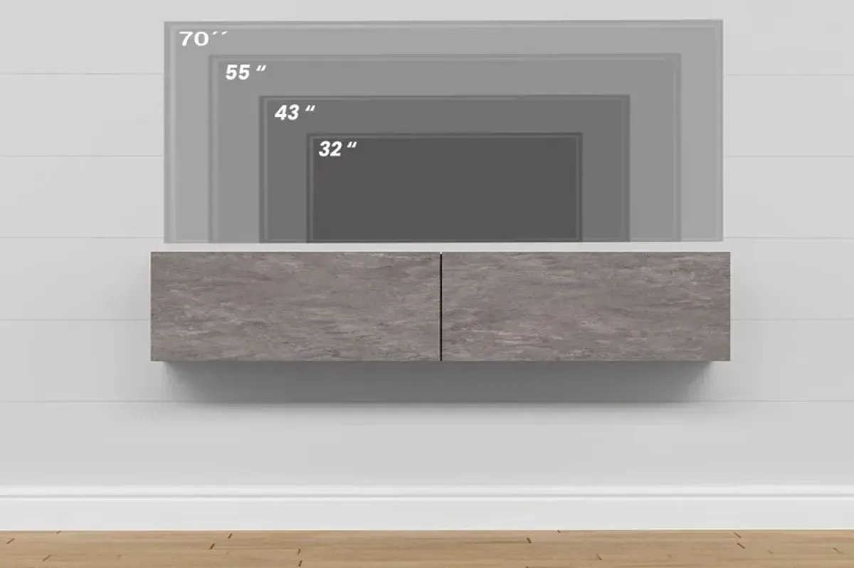 Alesandrini 53" Floating TV Stand