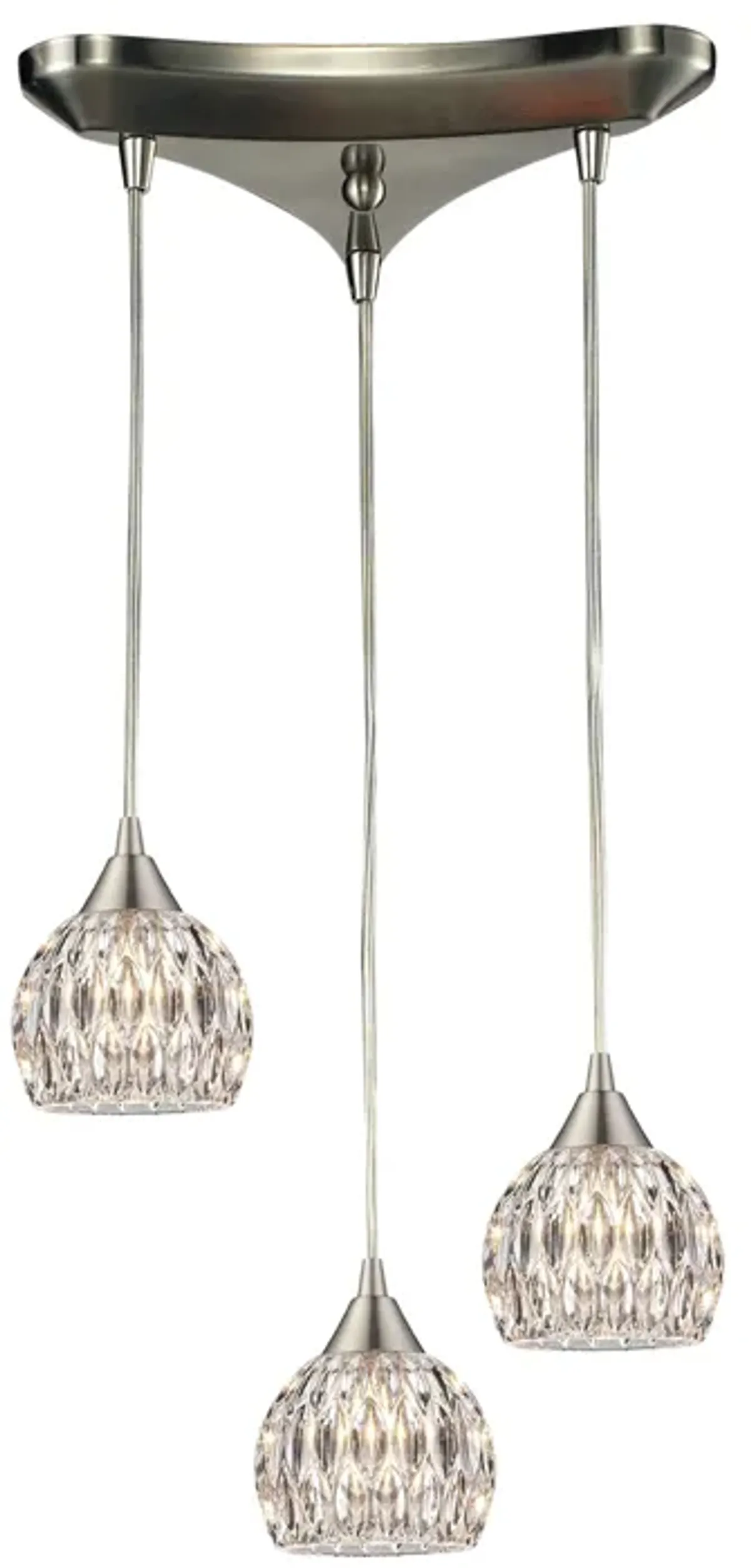 Kersey Triangular Mini Teardrop Pendant