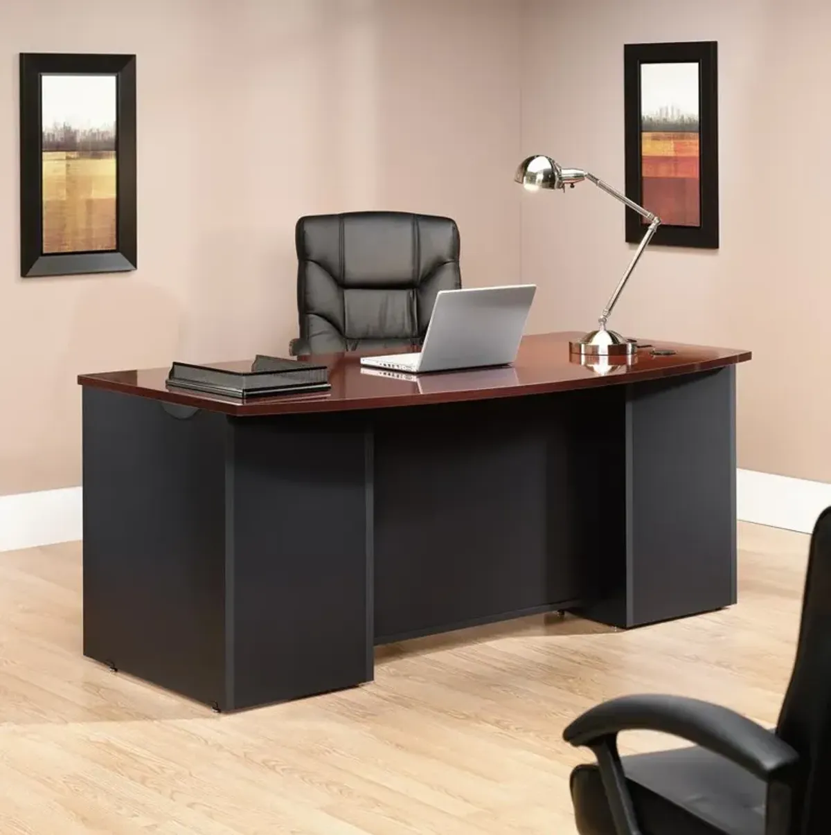 Sauder Via Executive Desk  Classic Cherry