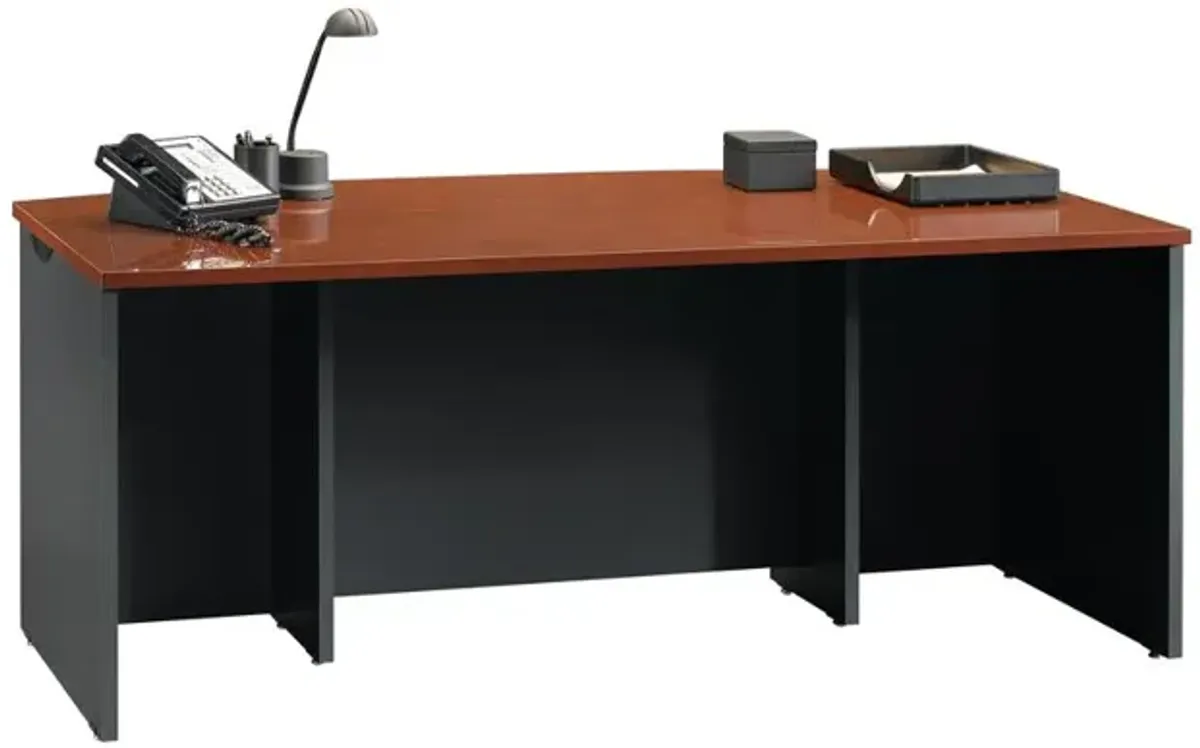 Sauder Via Executive Desk  Classic Cherry