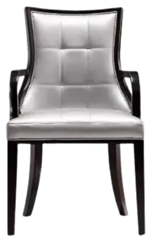 Fifth Avenue Dining Armchair in Silver